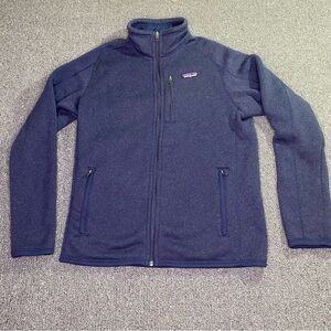 Patagonia Better Sweater Jacket Navy Blue Tight Knit Fleece Quiet Gorpcore Men M